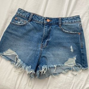 New Zara jean shorts